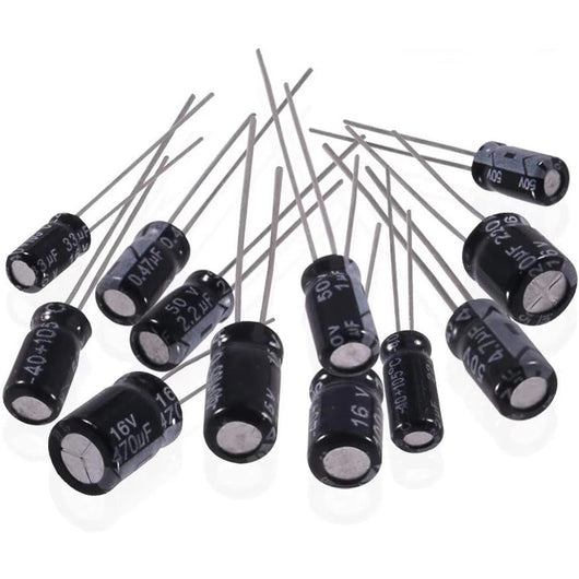 Kit de Muestra de 500 Capacitores Electrolíticos en Línea - 24 Especificaciones - Image 11