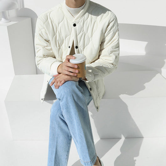 Chaqueta Bomber de Algodón para Hombre - Estilo Otoñal - Image 9