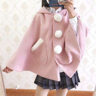 Abrigo Sudadera con Capucha de Orejas Kawaii - Image 6