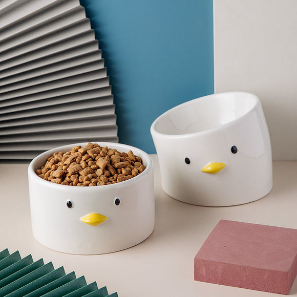 Comedouro Duplo Elevado com Pernas Altas - Proteção Contra Gatos e Pets Curiosos