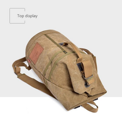 Mochila de Lona Estampada con Gran Capacidad - Image 11