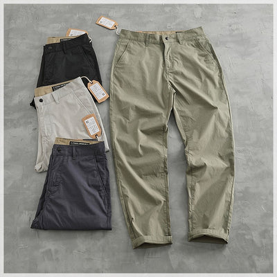 Pantalones Casuales Rectos para Hombre - Primavera y Otoño