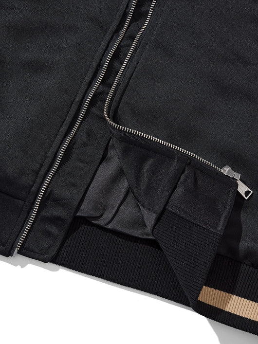 Chaqueta Suelta Estilo Chino con Bordados en Poliéster para Hombre - Image 11