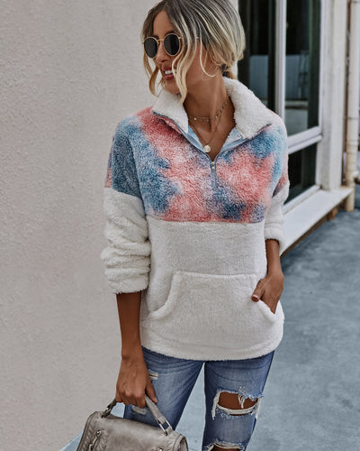 Blusa Tie-Dye Suave con Paneles - Image 13