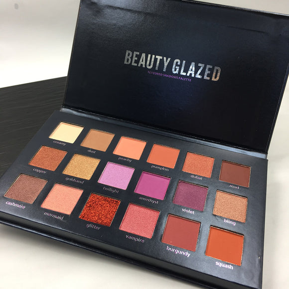 Paleta de Sombras 18 Colores Beauty Glazed - Maquillaje Multicolor Profesional