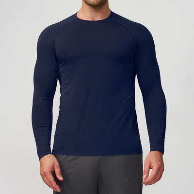 Playera Deportiva Manga Larga Transpirable de Secado Rápido para Hombre - Image 10