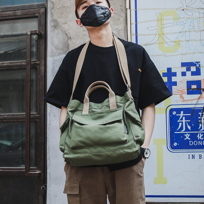 Bolsa de Lona para Hombre Tide Brand - Estilo Casual Moderno - Image 9