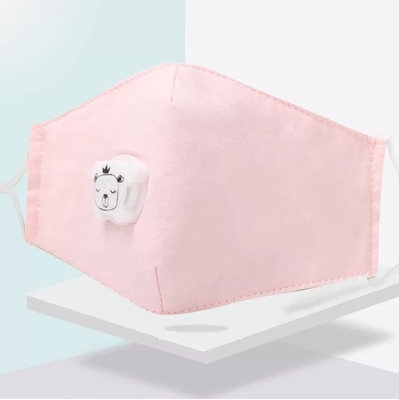 Mascarilla Infantil de Algodón con Válvula PM2.5 para Primavera y Otoño - Image 16