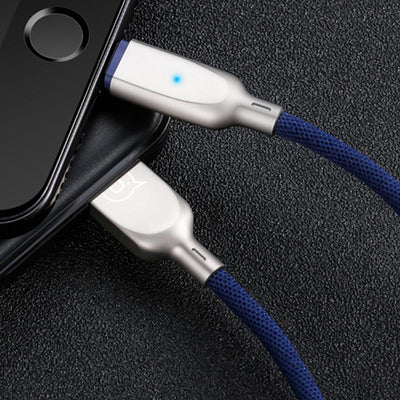 Cable Cargador 8 Pines Compatible con iPhone - Apagado Inteligente - Image 3
