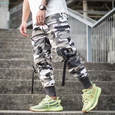 Pantalones Cargo Tácticos Hombre - Estilo Militar con Múltiples Bolsillos
