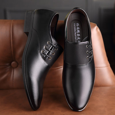 Zapatos Formales de Cuero Punta Aguda Talla 45 - Elegancia Profesional - Image 3