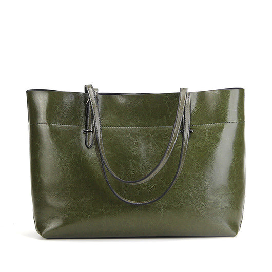 Bolso de Cuero Encerado con Bandolera - Diseño Portátil y Elegante - Image 14