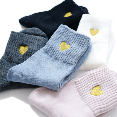 Calcetines Térmicos Gruesos con Bordado y Forma Ergonómica