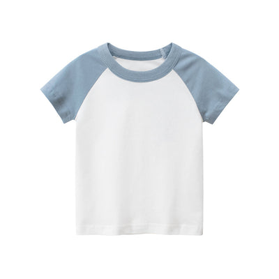 Camiseta Infantil de Manga Corta Color Liso para Publicidad - Image 21