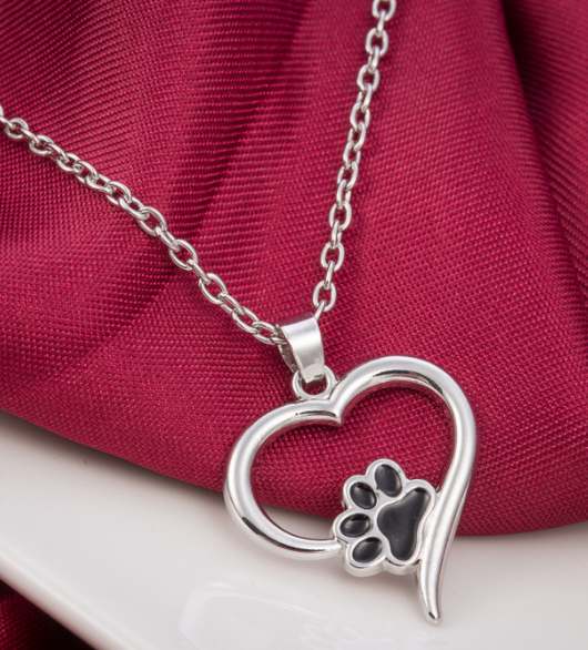 Collar Colgante Calado Amor y Huellita - Image 11