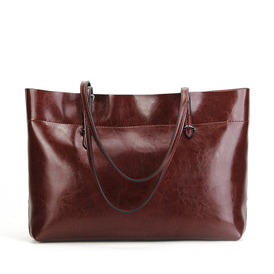 Bolso de Cuero Encerado con Bandolera - Diseño Portátil y Elegante - Image 10