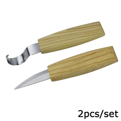 Cuchillo Profesional de Acero Inoxidable para Tallado en Madera - Image 11