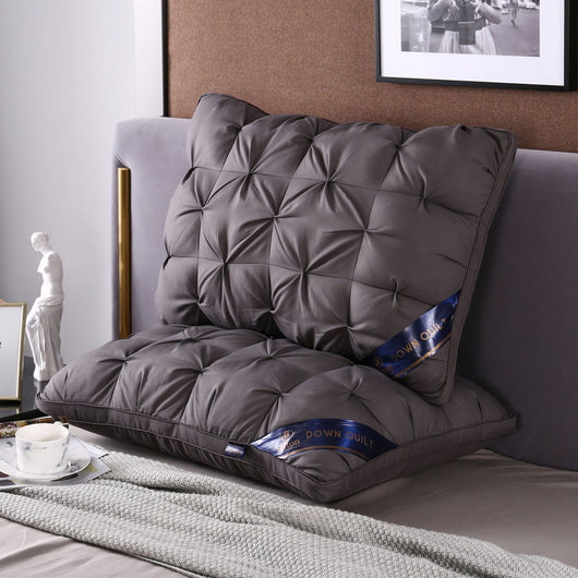 Almohada de Núcleo Velvet Flor Retorcida Plumas - Lujo de Hotel Five-Star - Image 7