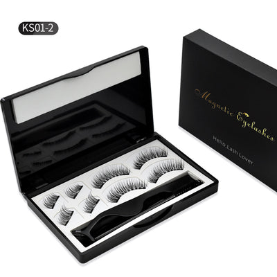 Set de 8 Pestañas Magnéticas Dobles - Aplicación sin Pegamento - Image 10