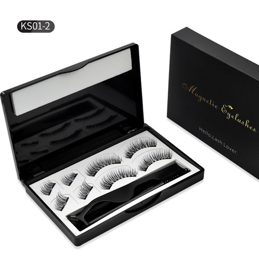 Set de 8 Pestañas Magnéticas Dobles - Aplicación sin Pegamento - Image 10
