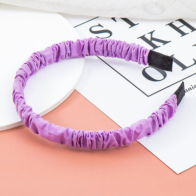 Diadema Plisada de Tela Estilo Retro Francés Versátil para Chicas - Image 27