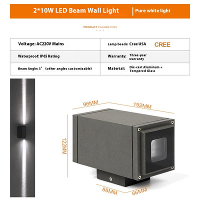 Lámpara de Pared Exterior Doble Cabezal IP65 - Iluminación Impermeable para Fachada - Image 10