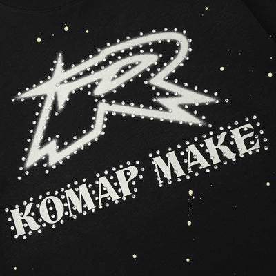 Camiseta Estampada Cielo Estrellado de Manga Corta para Hombre - Image 5