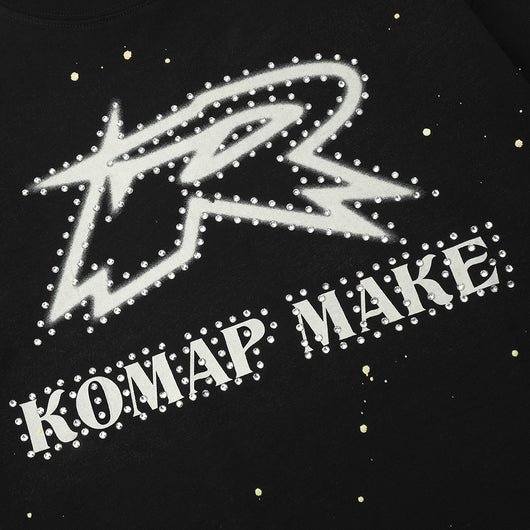 Camiseta Estampada Cielo Estrellado de Manga Corta para Hombre - Image 5