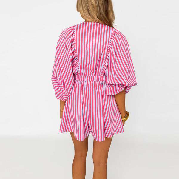 Jumpsuit Holgado con Escote en V y Piernas Anchas - Image 5