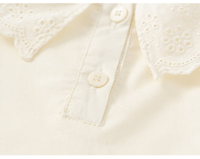 Conjunto Infantil Primavera: Blusa Denim y Falda Manga Larga - Image 20