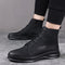 Botas Martin Negras con Malla Interna y Punta Redonda