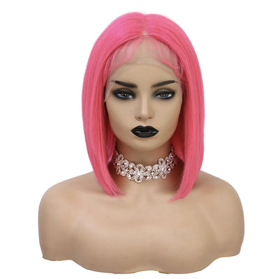 Peluca Bob con Encaje Frontal Estilo Europeo y Americano para Mujer - Image 6