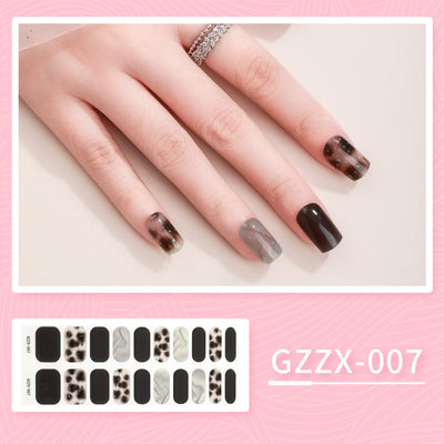 Stickers de Uñas de Gel Coreano Mariposa Bronceado Resistente al Agua con Luz UV - Image 7