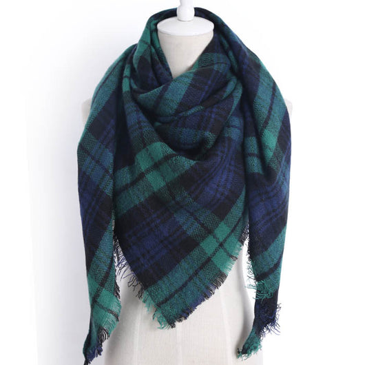 Bufanda Chal Triangular de Cachemira para Invierno - Estilo Europeo y Americano - Image 20