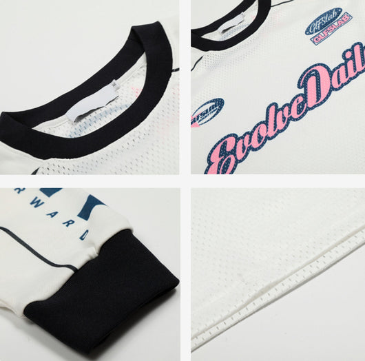 Playera Transpirable con Estampado de Letras para Hombre - Image 8