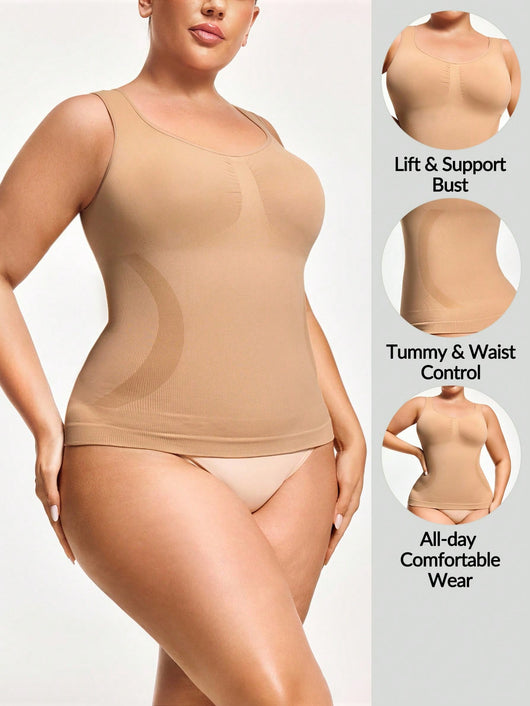 Camiseta Moldeadora con Soporte de Busto y Control Abdominal - Image 11