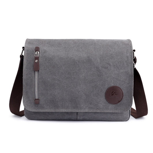 Bolsa de Lona Vintage para Hombre - Bandolera Profesional 14 Pulgadas - Image 13
