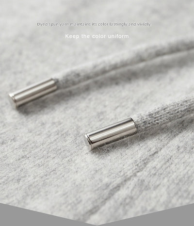 Conjunto Deportivo Lana Pura Hombre: Sudadera sin Costuras y Pantalón Tejido con Cordón - Image 15