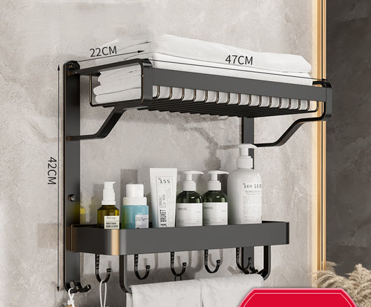 Organizador de Baño Mural Multicapa sin Perforaciones - Image 13