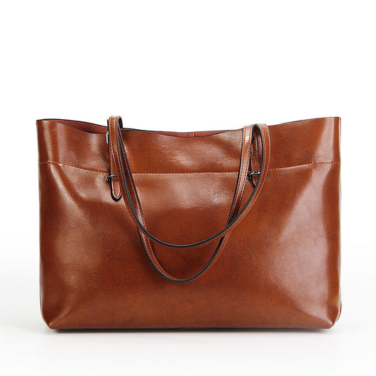 Bolso de Cuero Encerado con Bandolera - Diseño Portátil y Elegante - Image 11