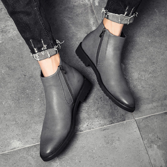 Zapatos Altos de Cuero Británico para Hombre - Image 2
