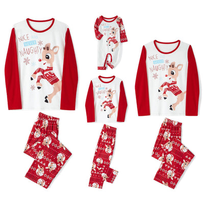 Pijamas Navideños a Juego para Padres e Hijos con Estampado Festivo - Image 11