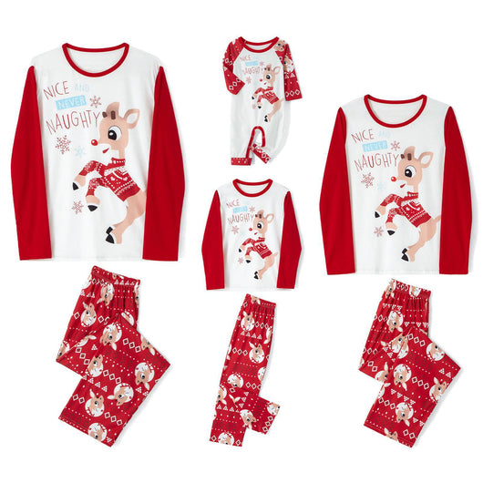 Pijamas Navideños a Juego para Padres e Hijos con Estampado Festivo - Image 11