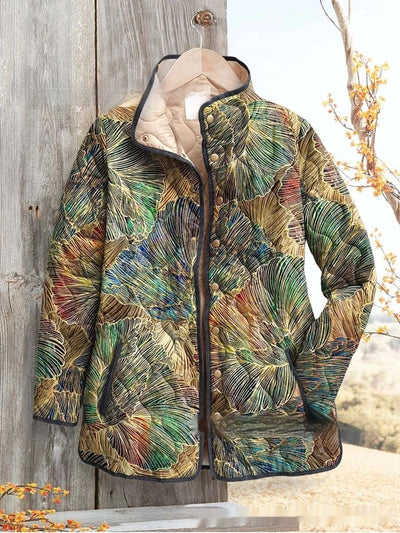 Abrigo Acolchado de Algodón con Bolsillos para Otoño e Invierno - Image 5
