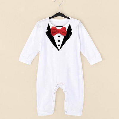 Mameluco Formal para Niño con Corbatín y Manga Larga - Image 9