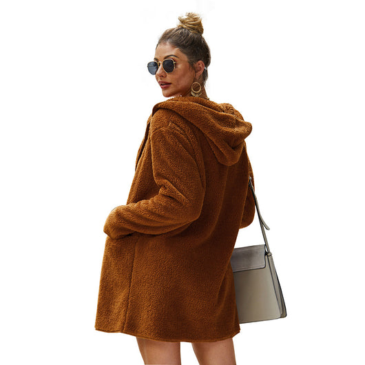 Chaqueta Acolchada con Capucha de Piel - Image 19