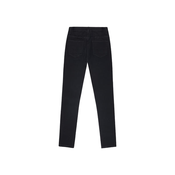 Jeans Slim Fit Elásticos con Largo Extendido y Efecto Apilado