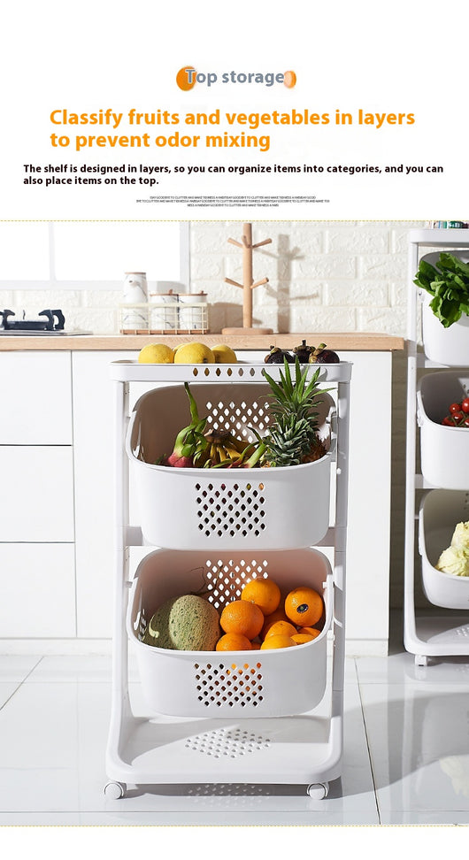 Organizador de Vegetales y Frutas para Cocina - Canasta de Almacenamiento - Image 23
