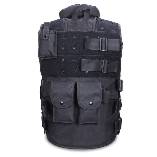 Chaleco Táctico Militar Negro para Hombre - Caza y Operaciones - Image 4