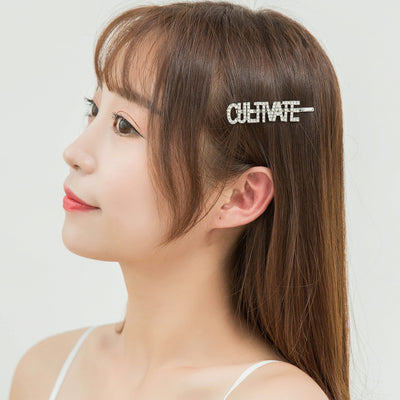 Pasador de Cabello Coreano con Letras en Pedrería - Image 10